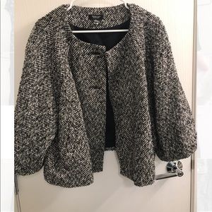 Black&White Circle Coat